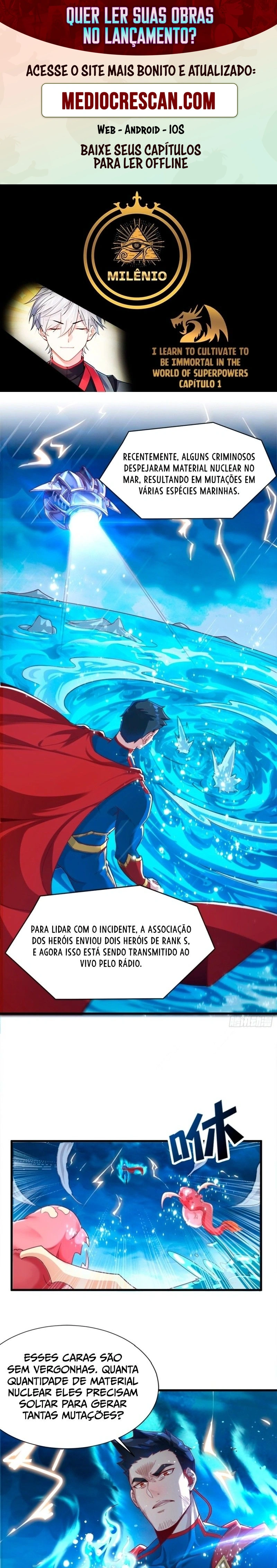 Aprendi a Cultivar Para Ser Imortal no Mundo dos Superpoderes Capitulo 1 Pagina 1