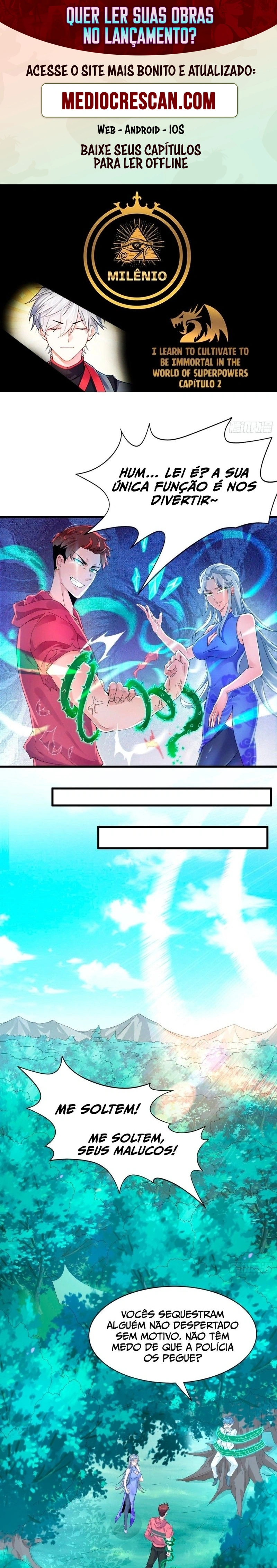 Aprendi a Cultivar Para Ser Imortal no Mundo dos Superpoderes Capitulo 2 Pagina 1