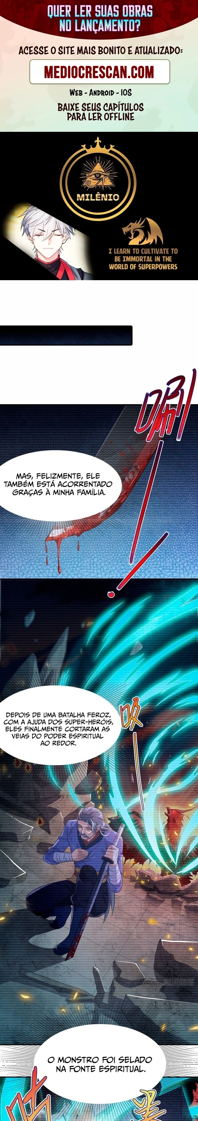 Aprendi a Cultivar Para Ser Imortal no Mundo dos Superpoderes Capitulo 55 Pagina 1