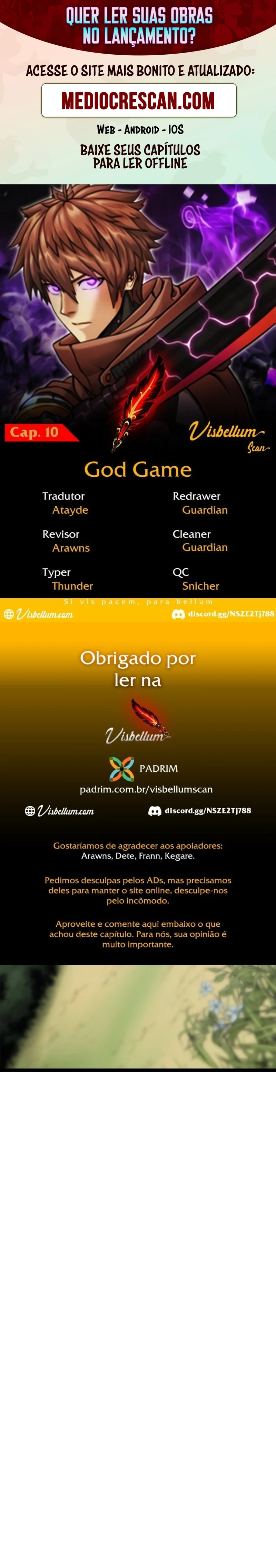 Deus do jogo Capitulo 10 Pagina 1