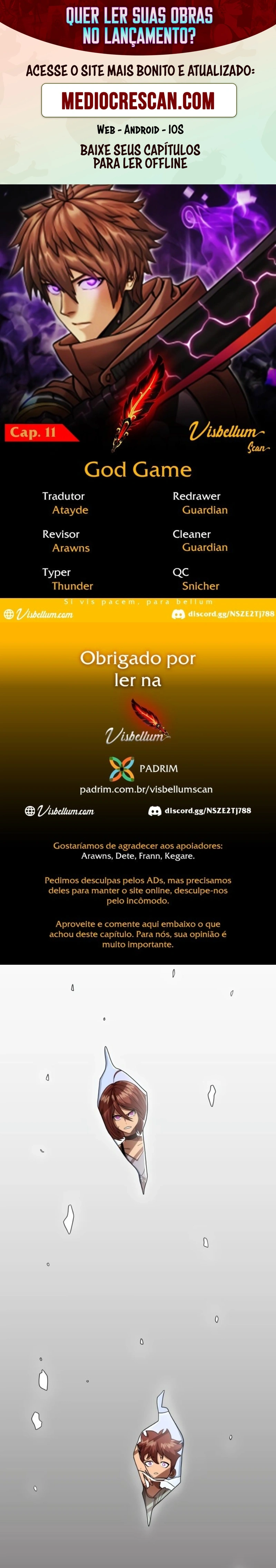 Deus do jogo Capitulo 11 Pagina 1