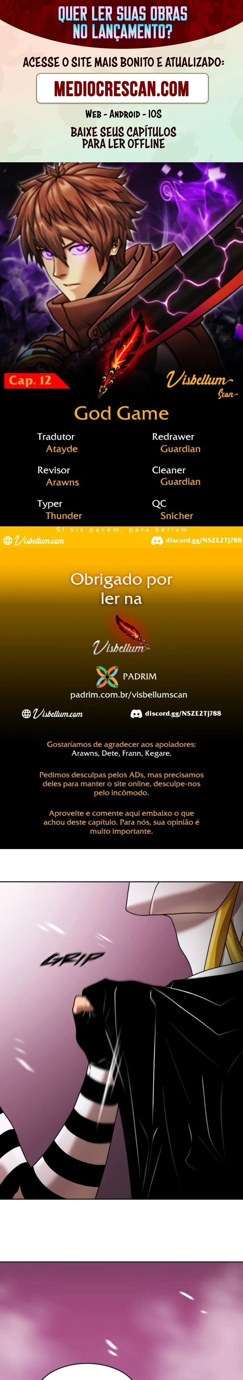 Deus do jogo Capitulo 12 Pagina 1