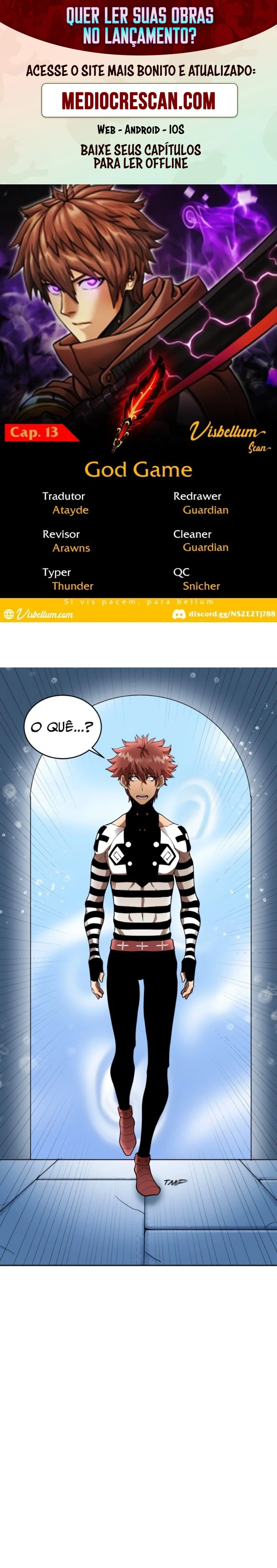 Deus do jogo Capitulo 13 Pagina 1