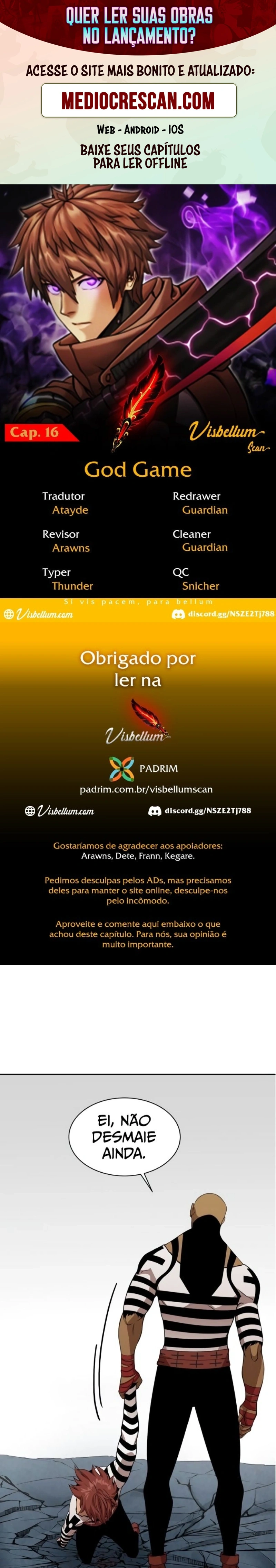 Deus do jogo Capitulo 16 Pagina 1