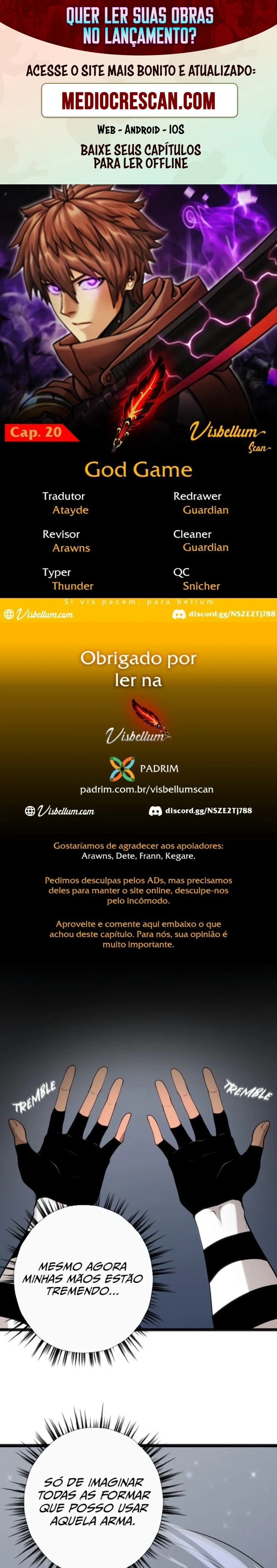 Deus do jogo Capitulo 20 Pagina 1