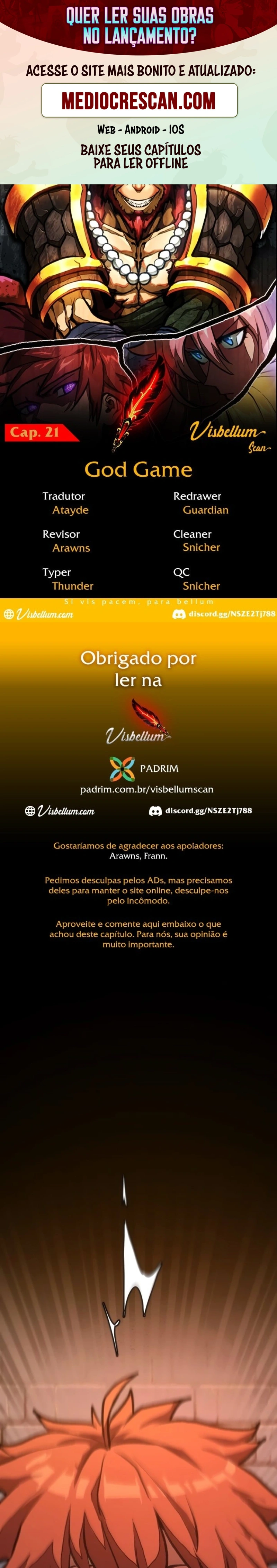 Deus do jogo Capitulo 21 Pagina 1