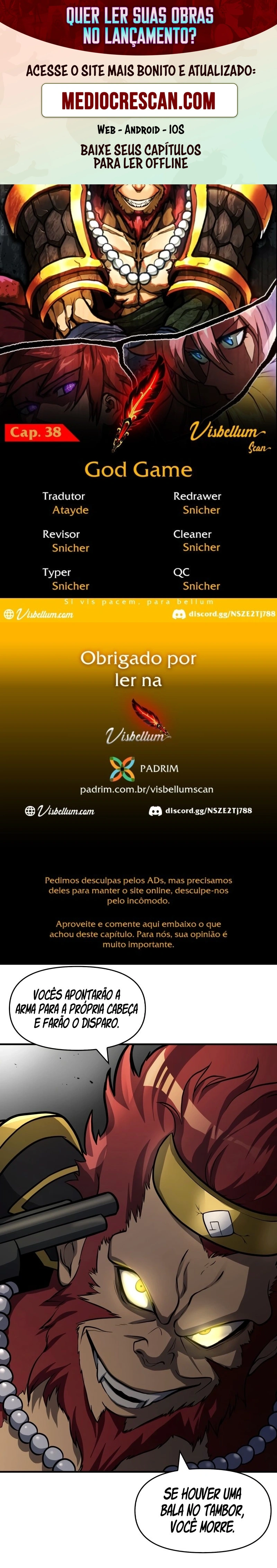 Deus do jogo Capitulo 38 Pagina 1
