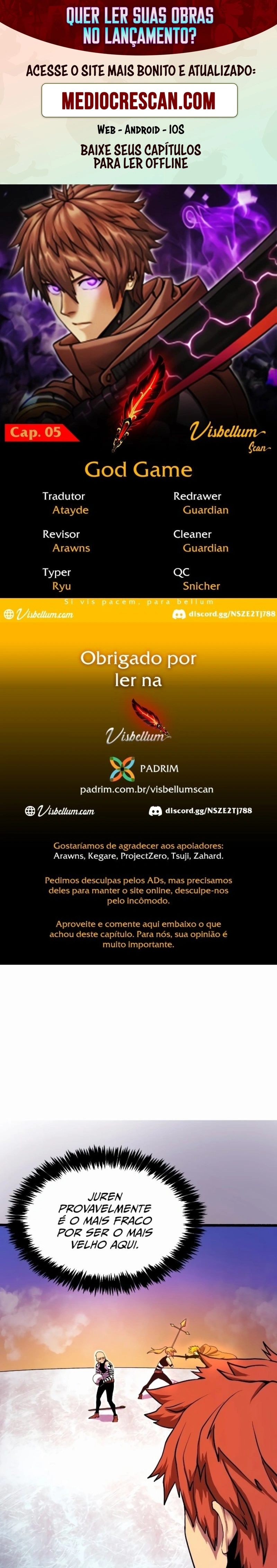 Deus do jogo Capitulo 5 Pagina 1