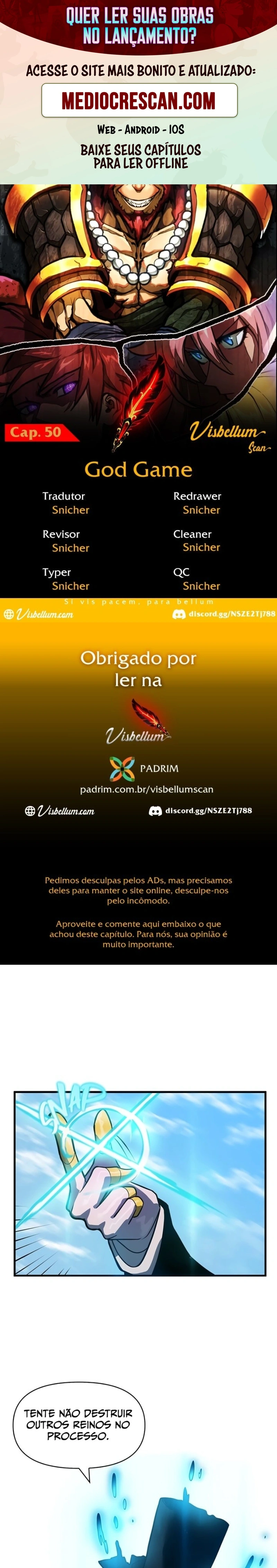 Deus do jogo Capitulo 50 Pagina 1