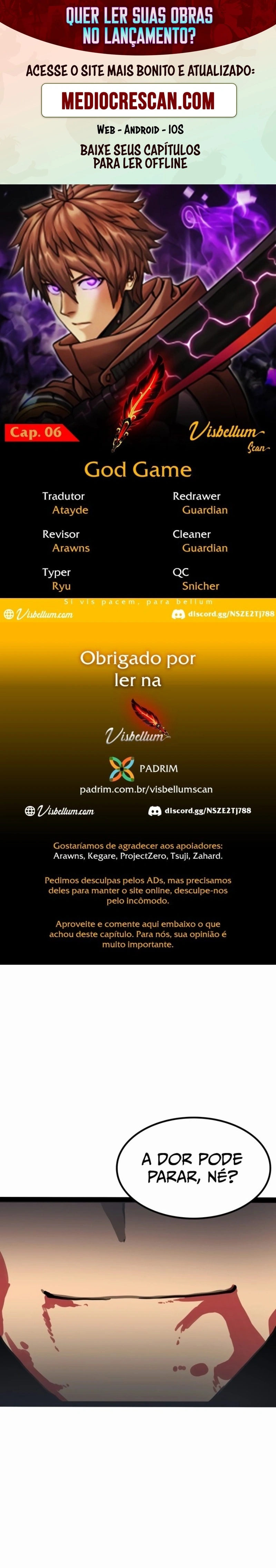 Deus do jogo Capitulo 6 Pagina 1