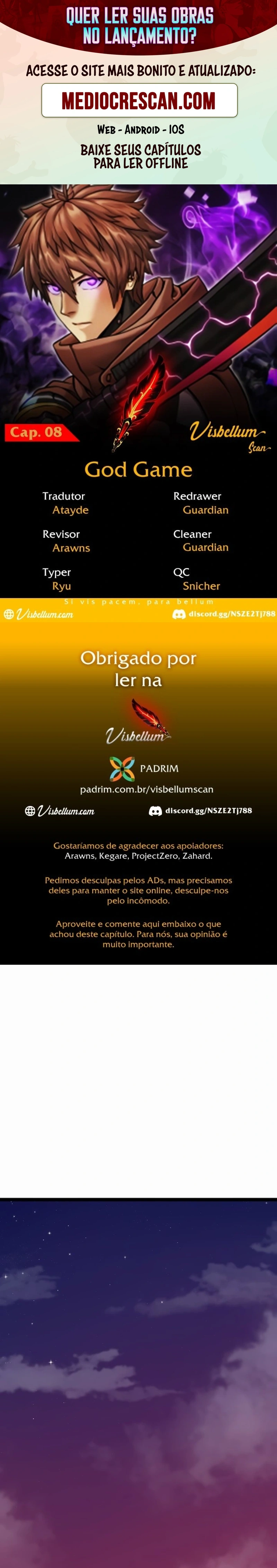 Deus do jogo Capitulo 8 Pagina 1