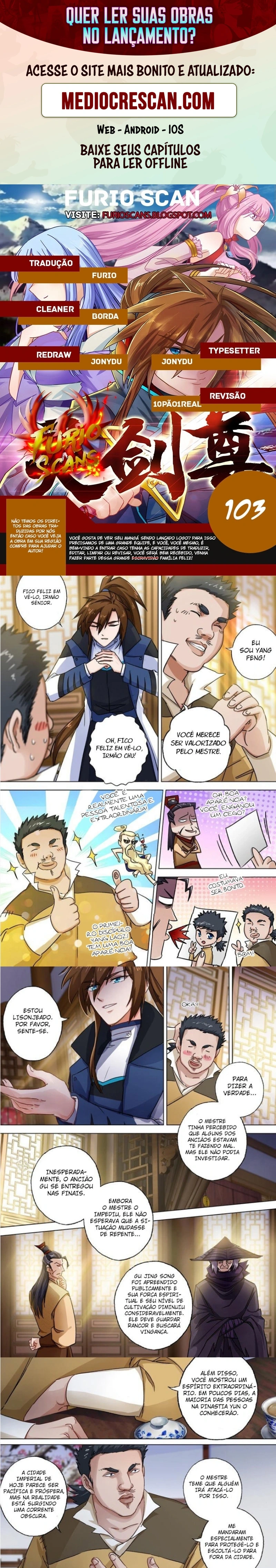 Mestre da Espada Espiritual Capitulo 103 Pagina 1
