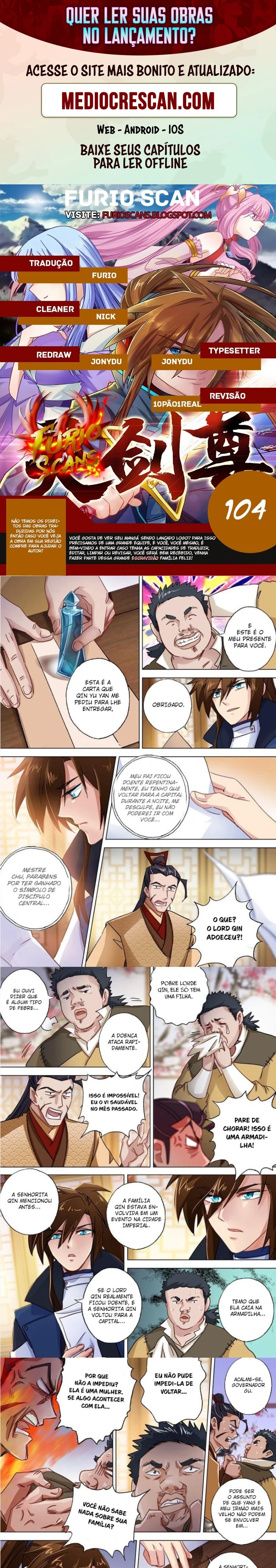 Mestre da Espada Espiritual Capitulo 104 Pagina 1