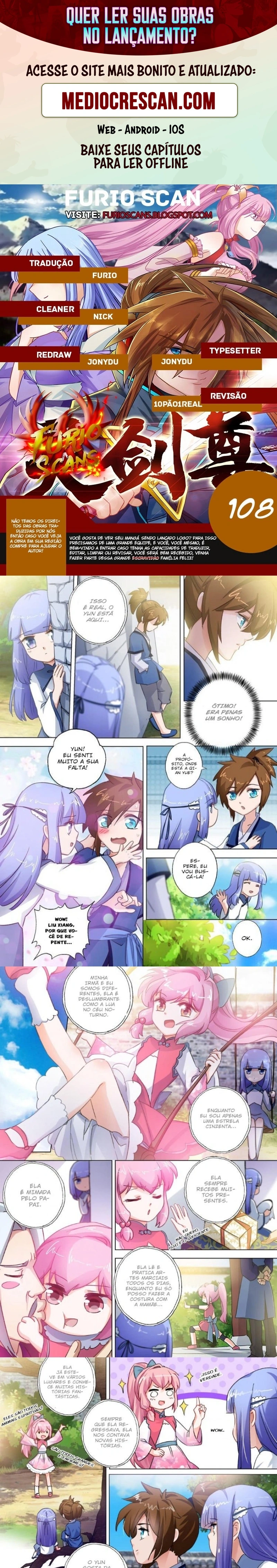 Mestre da Espada Espiritual Capitulo 108 Pagina 1