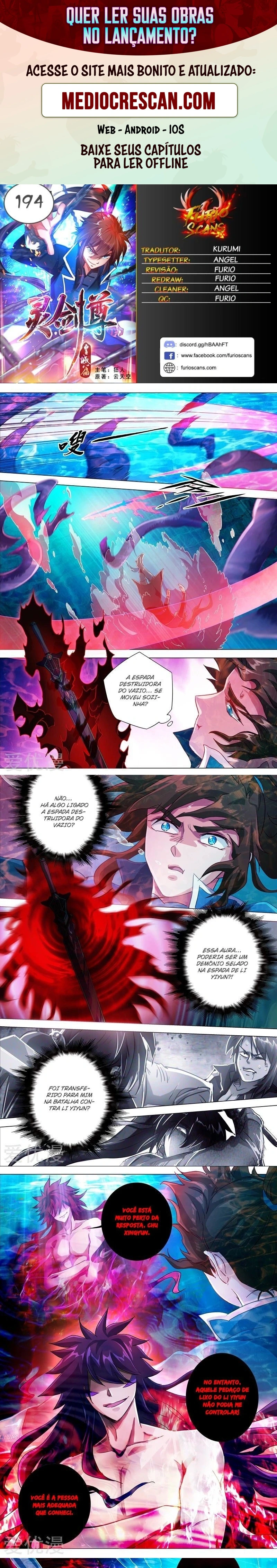 Mestre da Espada Espiritual Capitulo 194 Pagina 1