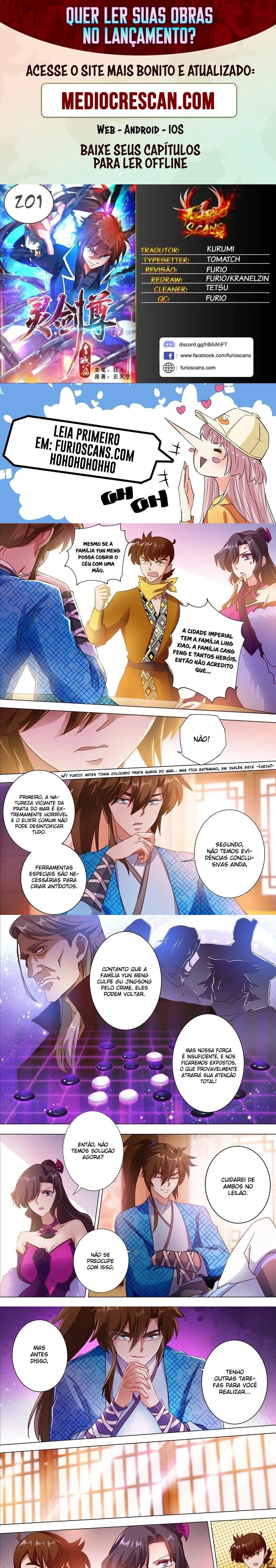 Mestre da Espada Espiritual Capitulo 201 Pagina 1