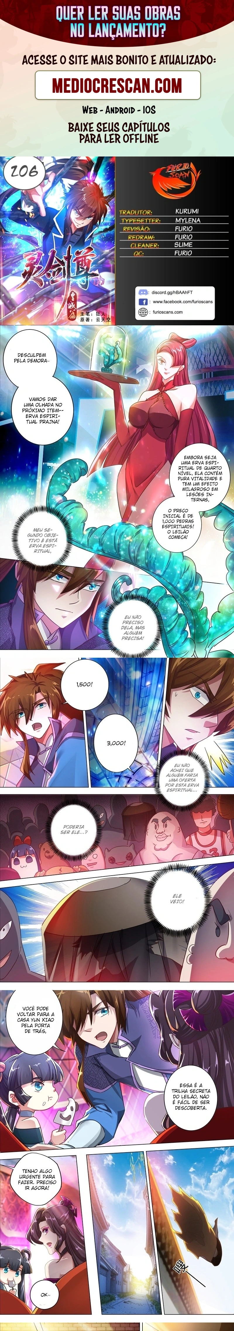 Mestre da Espada Espiritual Capitulo 206 Pagina 1