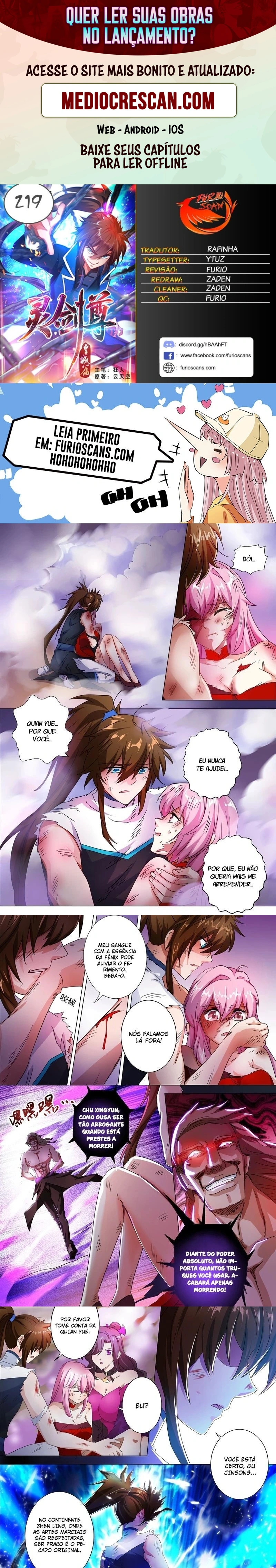 Mestre da Espada Espiritual Capitulo 219 Pagina 1