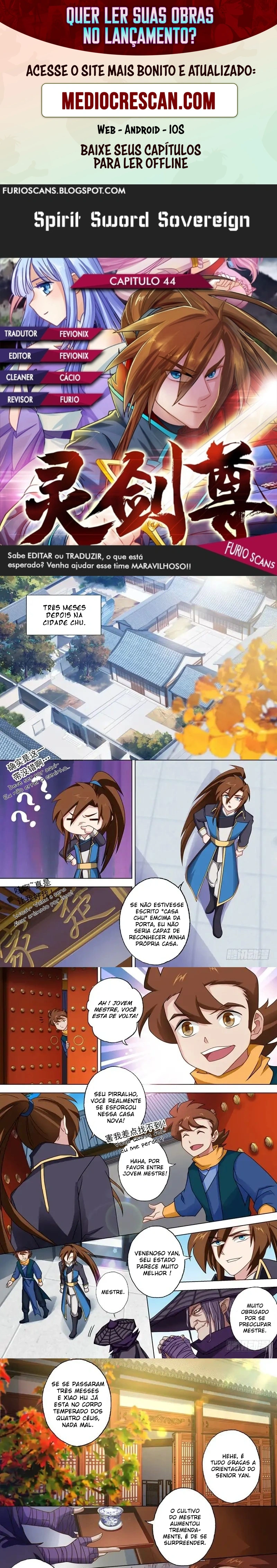 Mestre da Espada Espiritual Capitulo 44 Pagina 1
