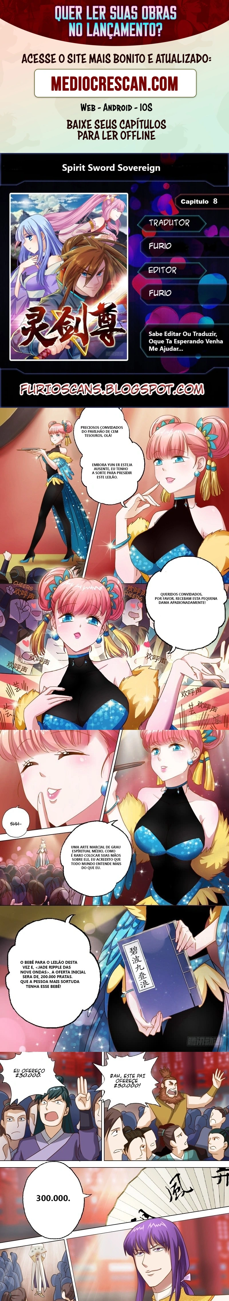 Mestre da Espada Espiritual Capitulo 8 Pagina 1