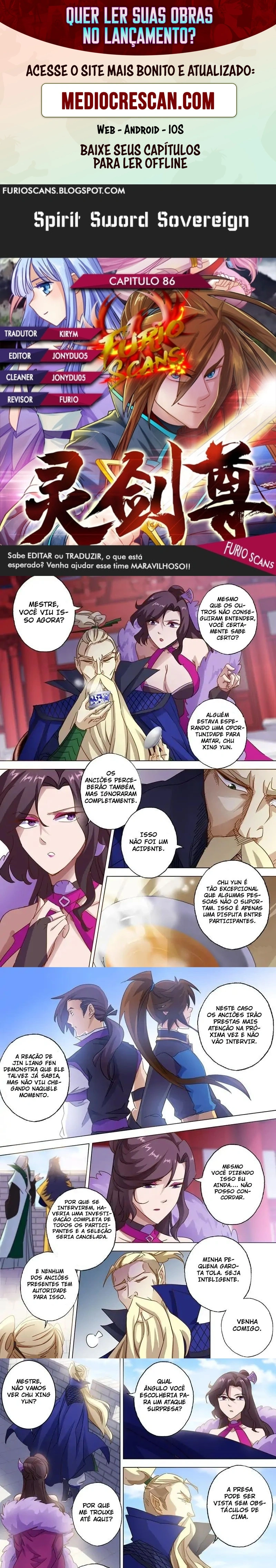 Mestre da Espada Espiritual Capitulo 86 Pagina 1