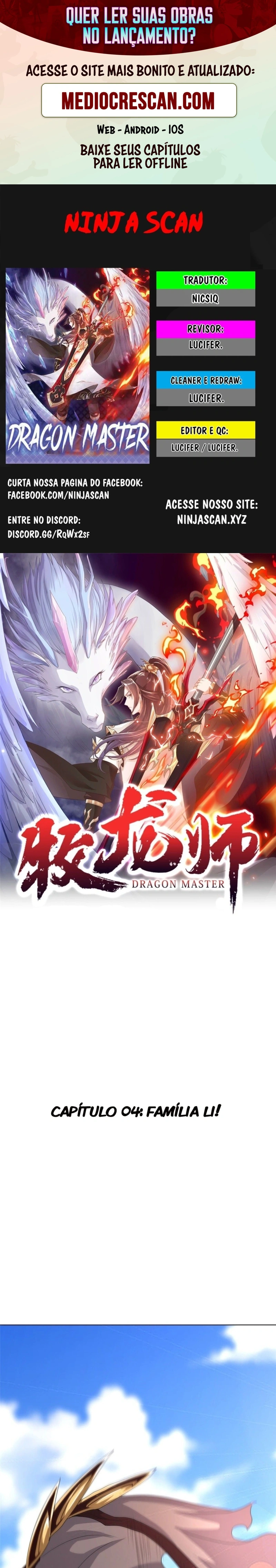 Mestre dos Dragões Capitulo 3 Pagina 1