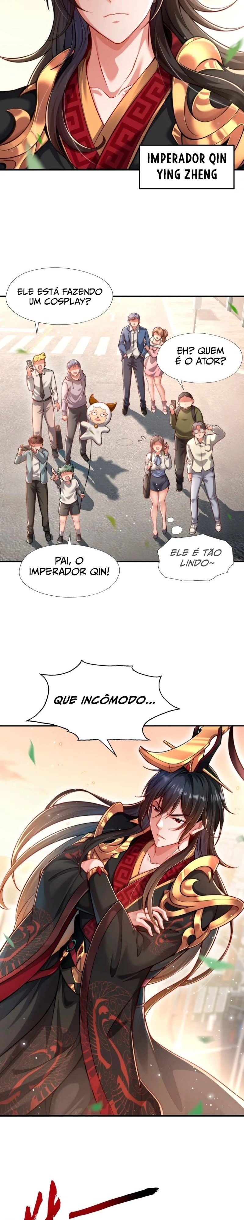 O Imperador Qin retorna! Eu sou o Imortal Eterno Imperador Imortal Capitulo 1 Pagina 2
