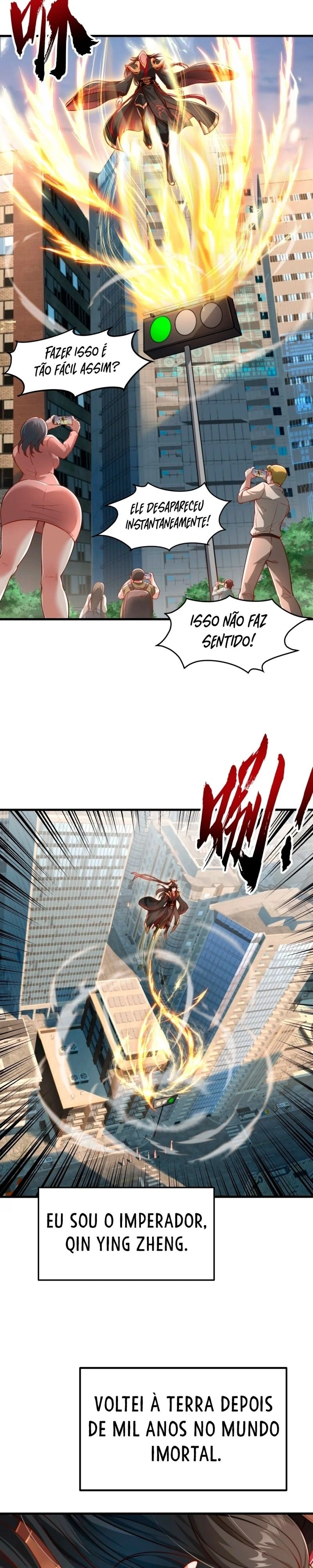 O Imperador Qin retorna! Eu sou o Imortal Eterno Imperador Imortal Capitulo 1 Pagina 3