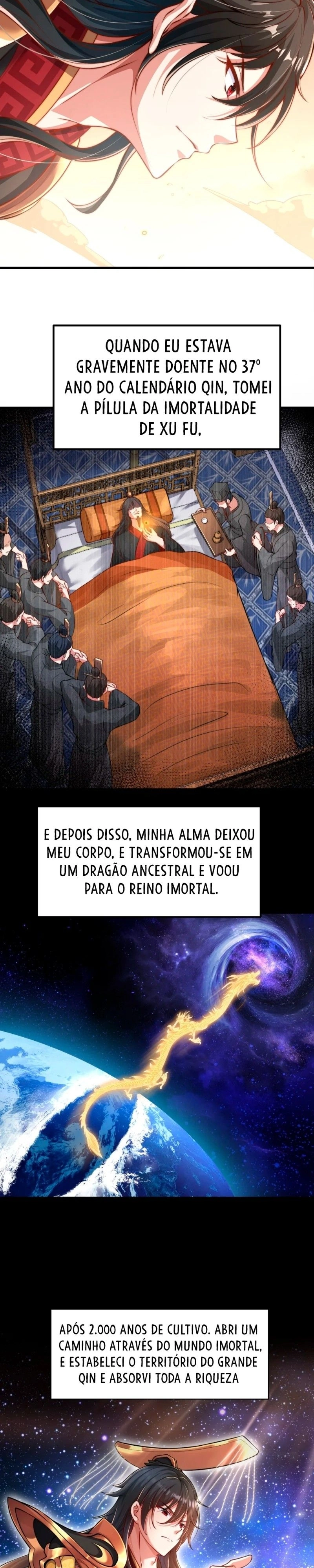 O Imperador Qin retorna! Eu sou o Imortal Eterno Imperador Imortal Capitulo 1 Pagina 4