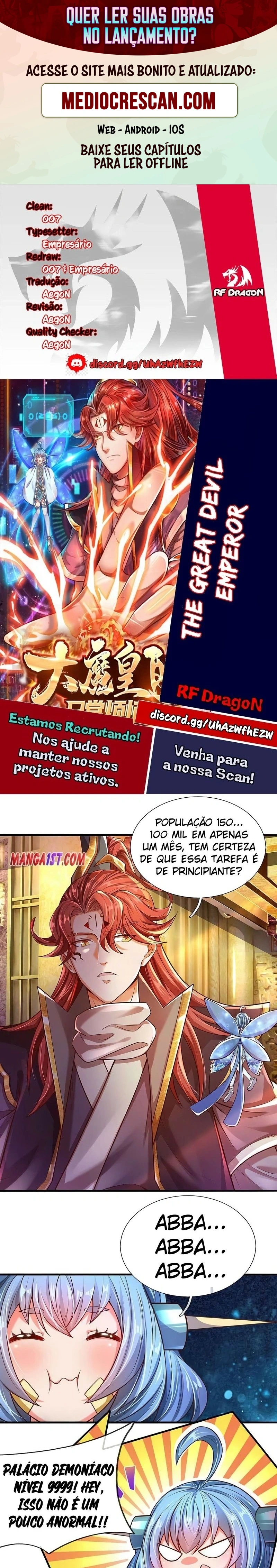 O Sistema de Desenvolvimento do Grande Imperador Diabólico Capitulo 11 Pagina 1