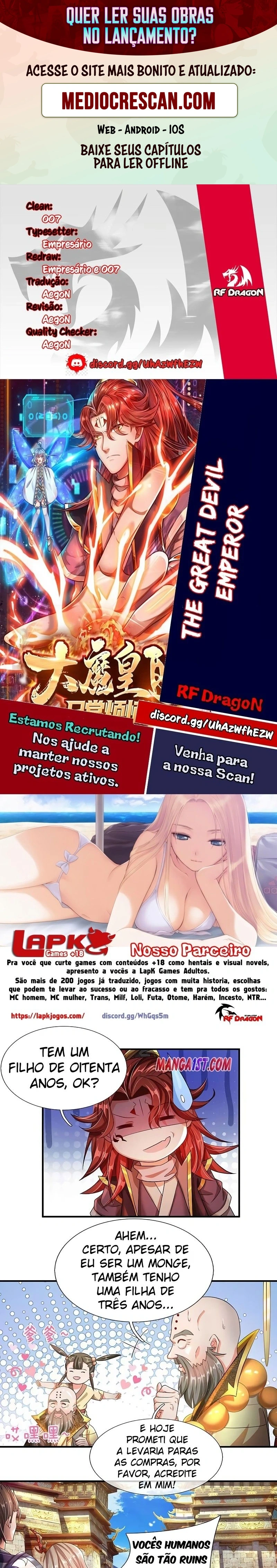 O Sistema de Desenvolvimento do Grande Imperador Diabólico Capitulo 6 Pagina 1