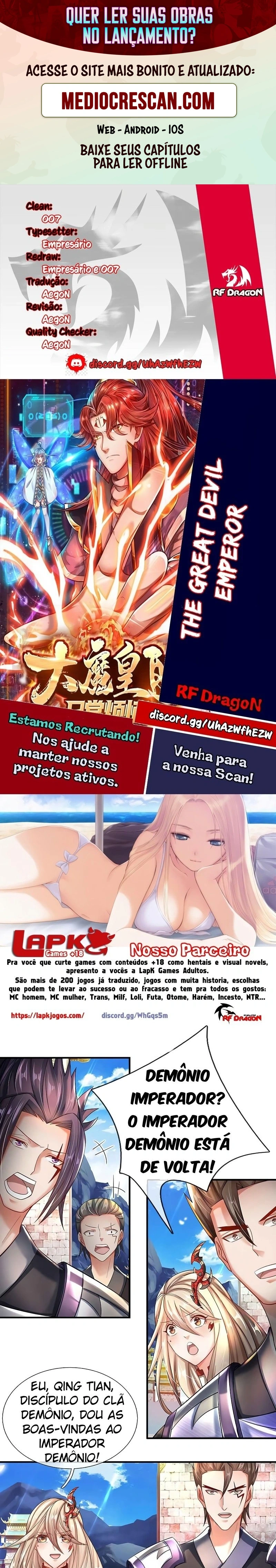 O Sistema de Desenvolvimento do Grande Imperador Diabólico Capitulo 8 Pagina 1